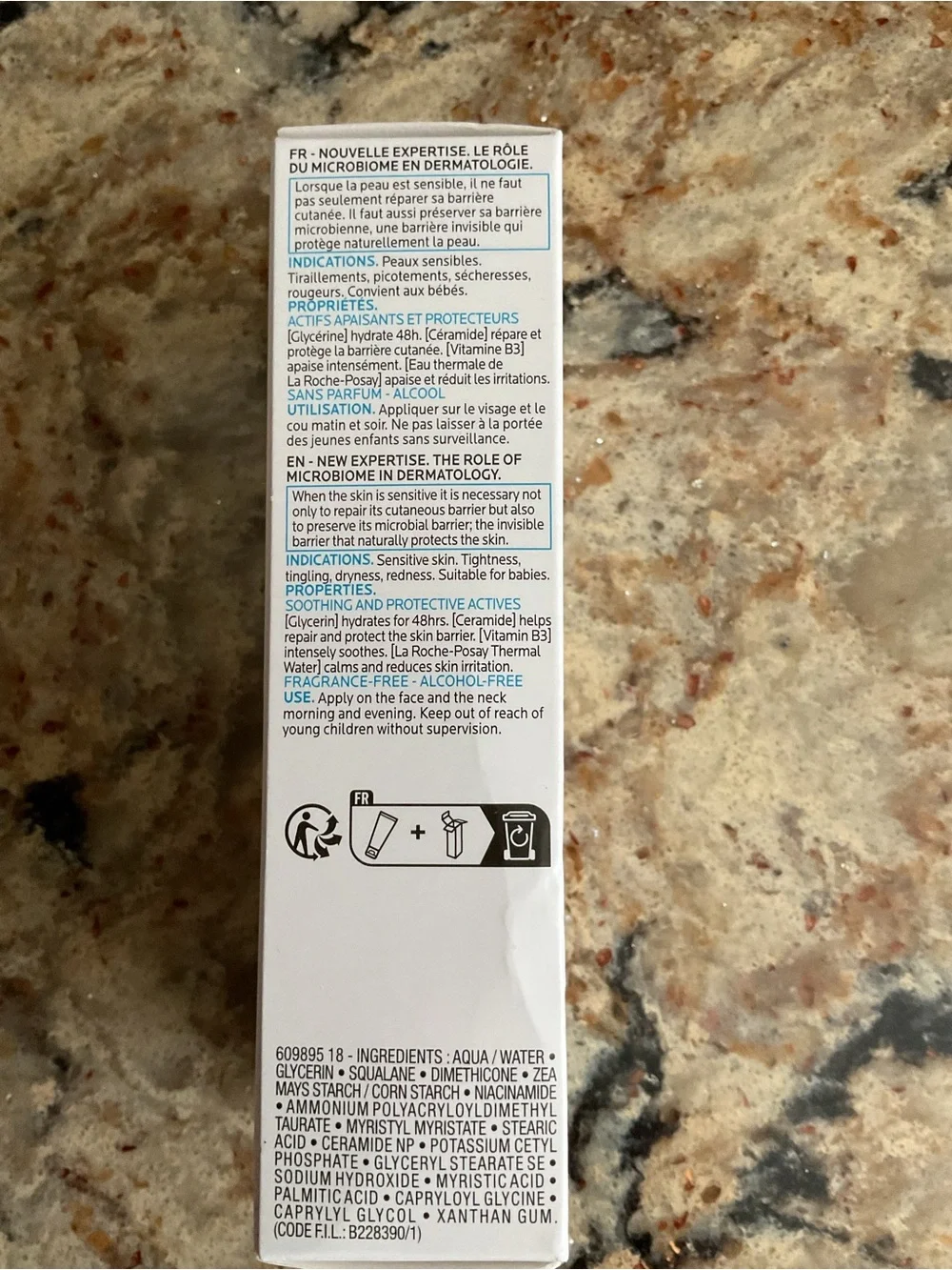 La Roche Posay soothing suitable formula